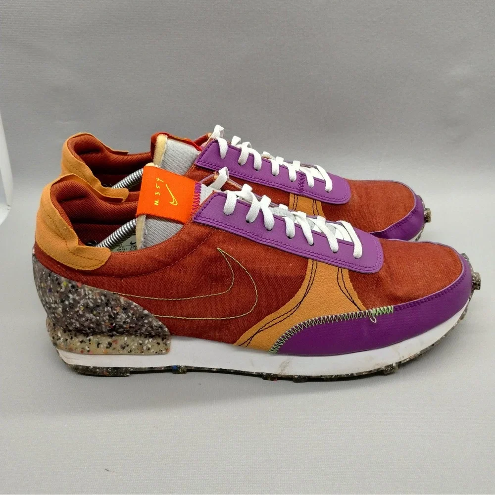 Nike Daybreak Type Mens Rugged Orange University Gold Purple CZ9926-800 Rare